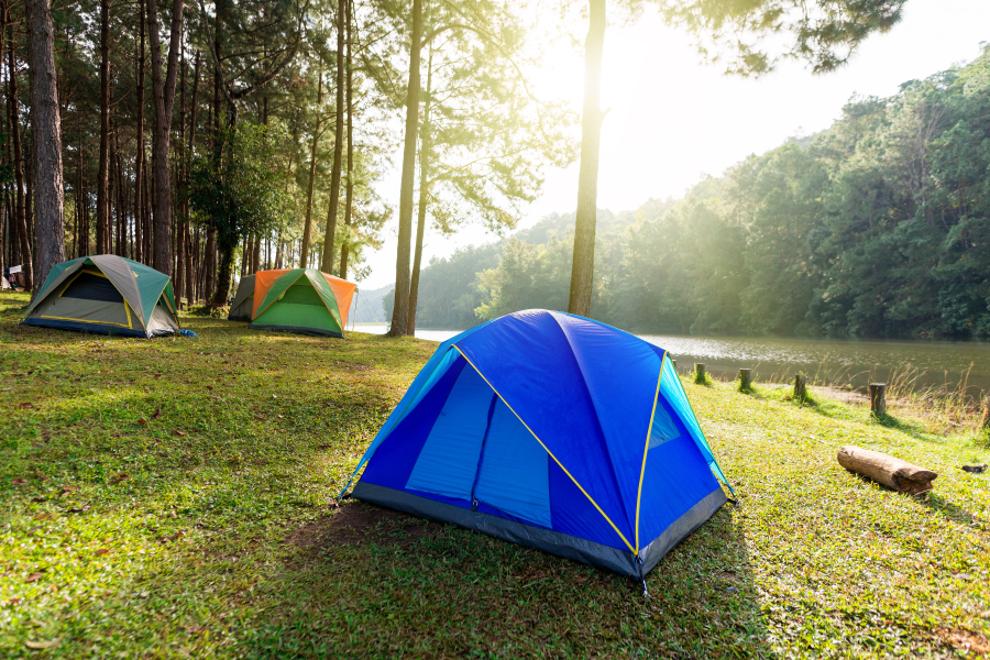 tente camping lac d'annecy 